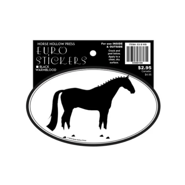 Euro Oval Stickers