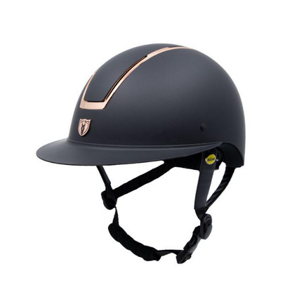 Tipperary Windsor Wide Brim Rose Gold Helmet with MIPS