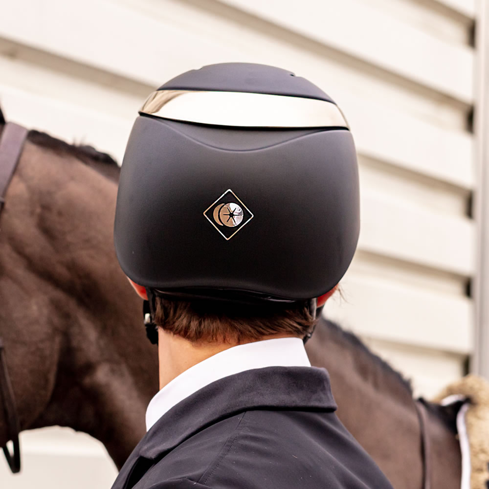 Charles Owen Halo MIPS Helmet,  Matte Black/Rose Gold