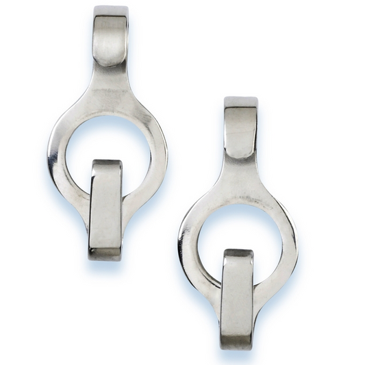 Stubben Stainless Steel Flat Curb Chain Hooks